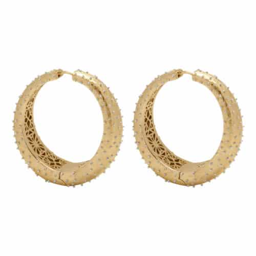 Earrings Osiris gold large