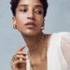 Gold and precious stones