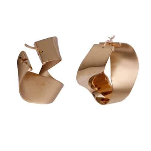 Gold earrings
