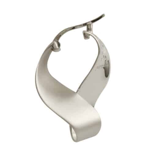 Earrings Zephyr silver large