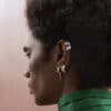 Earrings on a man