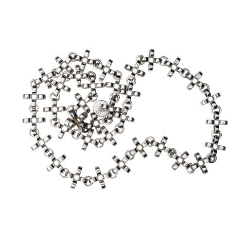 Necklace Crosschain silver 60